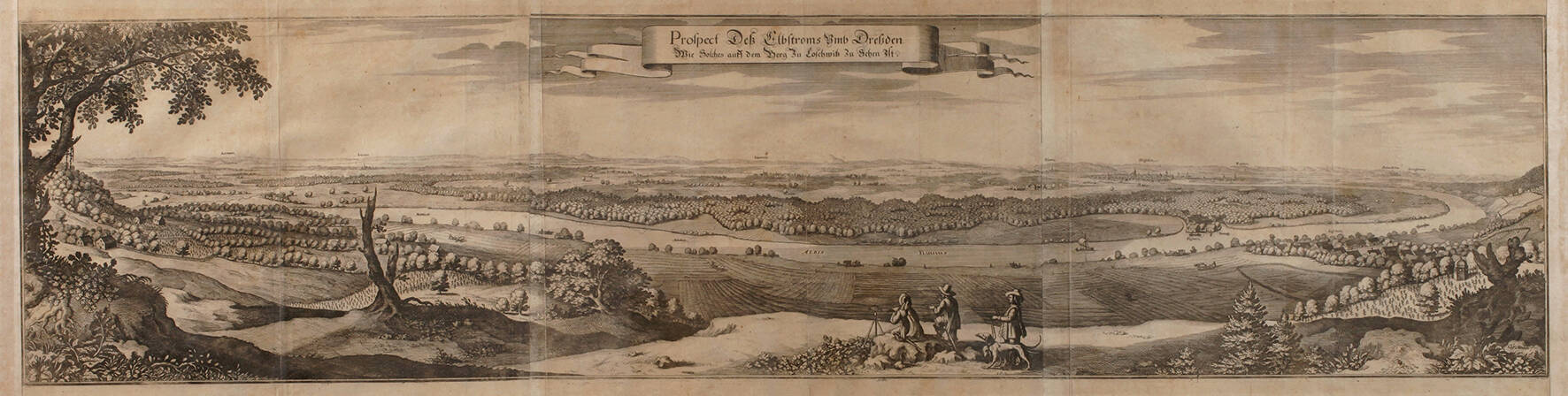 Kaspar Merian, Die Elbe bei Dresden