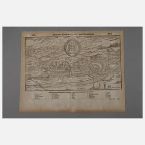 Sebastian Münster, Ansicht von Plauen