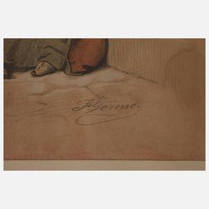 Christian Gonne, Junges italienisches Bauernpaar