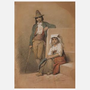 Christian Gonne, Junges italienisches Bauernpaar