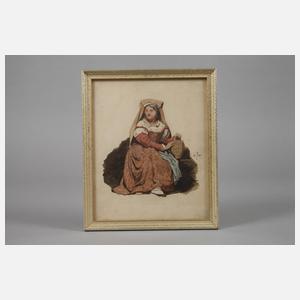 Prof. Heinrich Woldemar Rau, attr., Sizilianerin