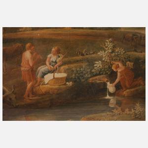 Johann Gottlob Samuel Stamm, attr., Am Fluss