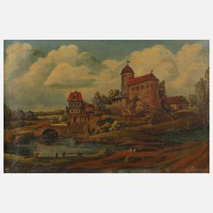 Blick auf Burg Rabenstein