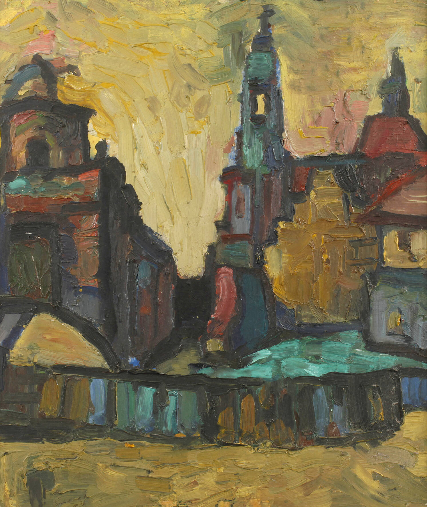 Andreas Bräunsdorf, Baustelle am Dresdner Schloss