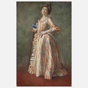 Richard Burghardt-Untermhaus, Dame mit Stock