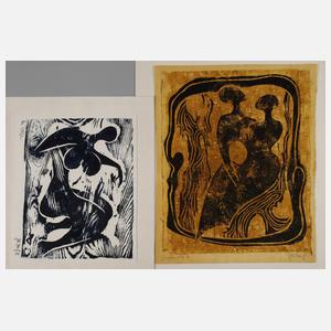 Johannes Feige, Paar Holzschnitte