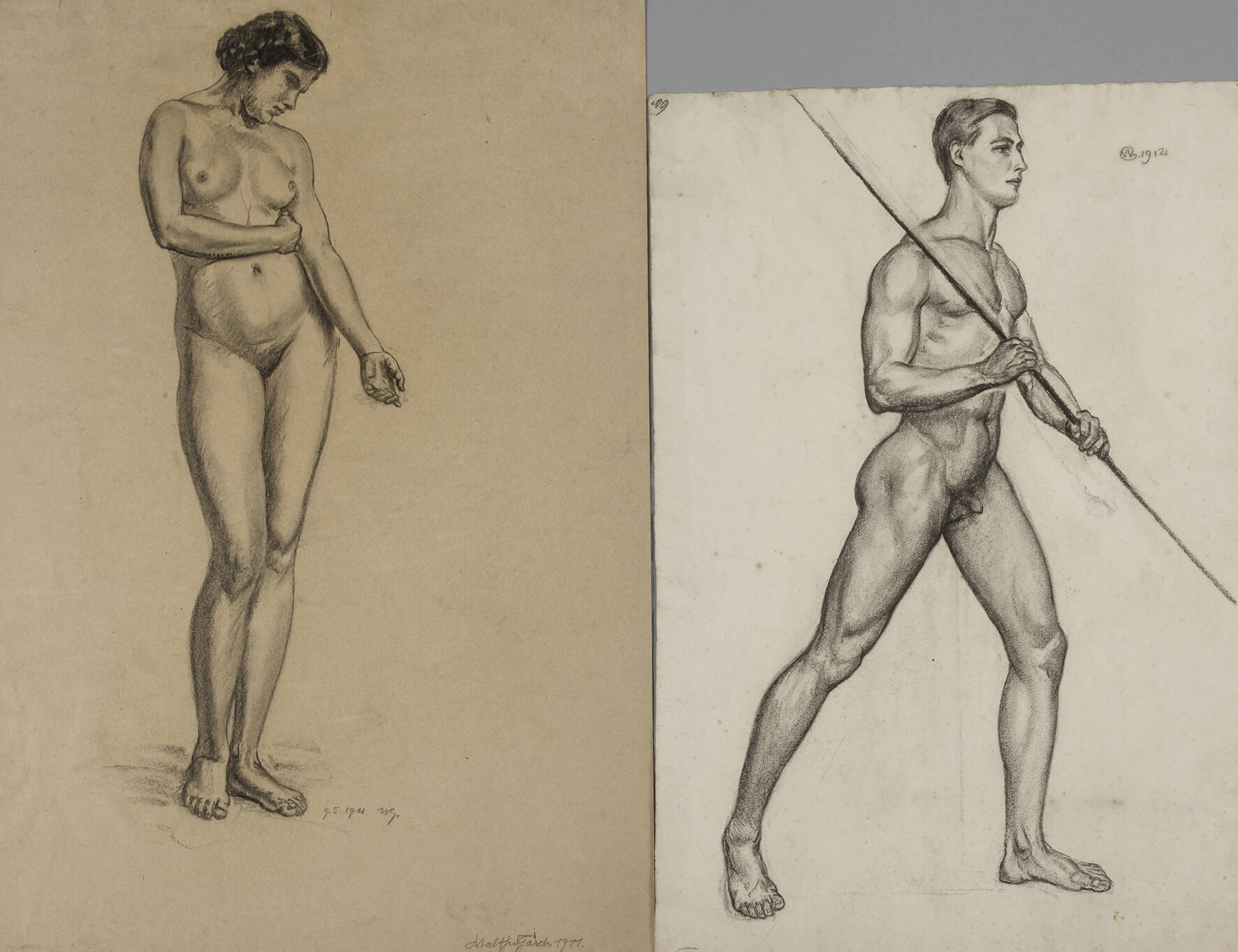 Walther Gasch, Aktzeichnungen