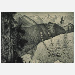 Walther Gasch, Alpenblick