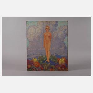 Walther Gasch, "Eva im Garten der Paradiesfrüchte"