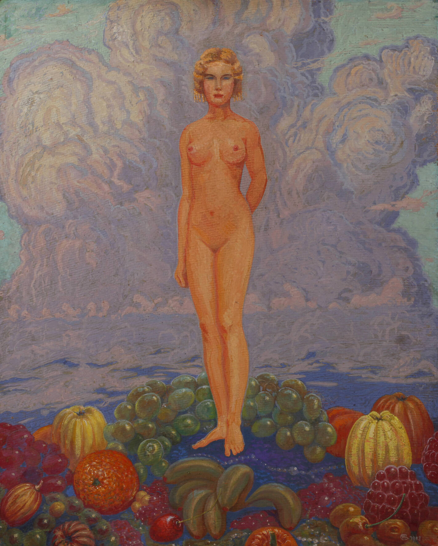 Walther Gasch, "Eva im Garten der Paradiesfrüchte"