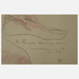 Prof. Max Klinger, Figurenstudie