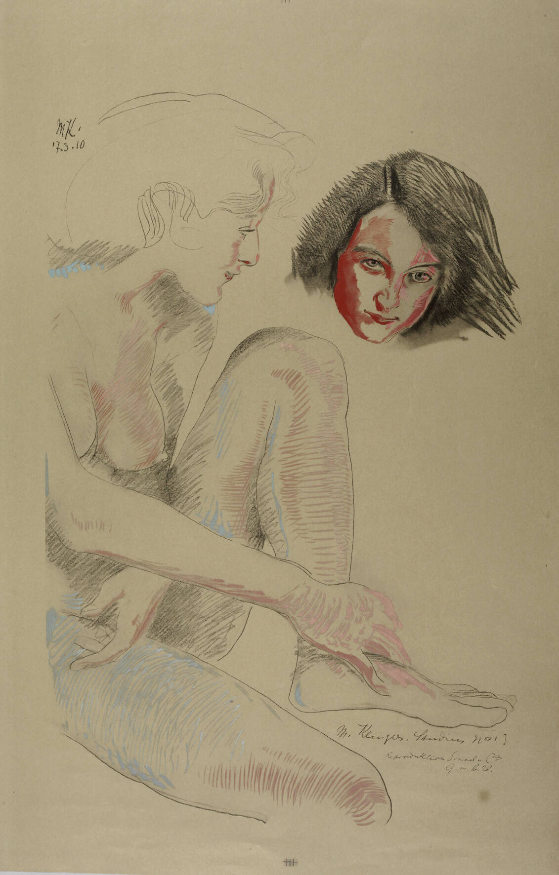 Prof. Max Klinger, Figurenstudie