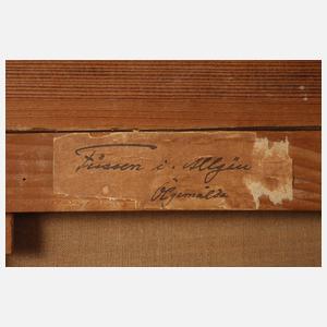 Edmund Körner, Ansicht Füssen