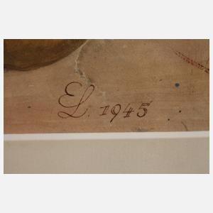 Erich Lindenau, Sonnenblumenstillleben