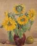 Erich Lindenau, Sonnenblumenstillleben