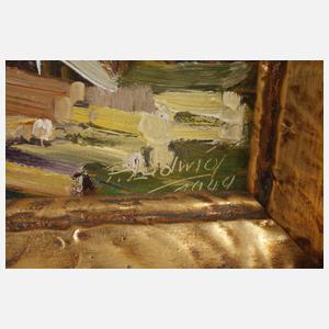 P. Ludwig, Sägewerk in Langenhessen bei Werdau