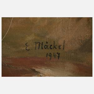 Elfriede Mäckel, Sommerblumenstillleben