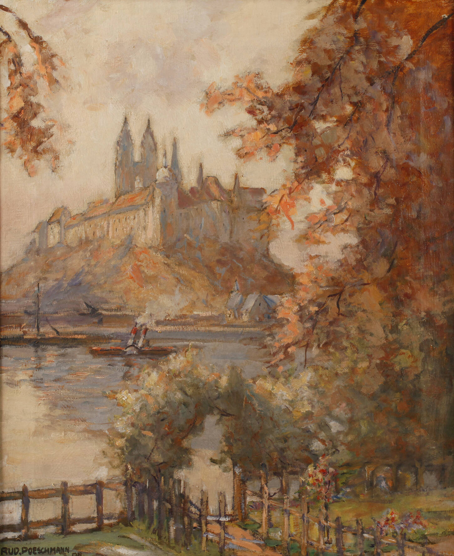 Rudolf Poeschmann, "Meissen an der Elbe"