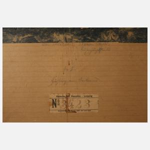 Albin Schlehahn, "Frühling am Dorfrand"