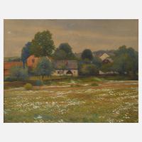 Albin Schlehahn, "Frühling am Dorfrand"111