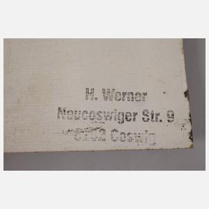 Prof. Heinz Werner, Stillleben mit Äpfeln und Birnen