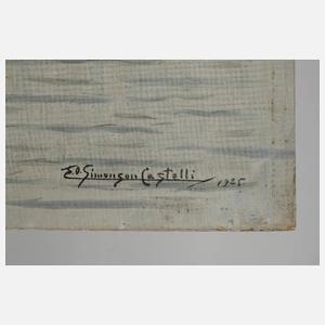 Prof. Ernst Oskar Simonson-Castelli, Am Kanal