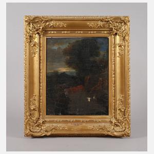 Nicolaes Berchem, attr., Bukolische Landschaft