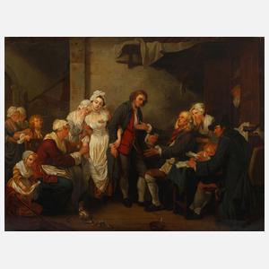 "Die Dorfbraut" von oder nach Jean-Baptiste Greuze