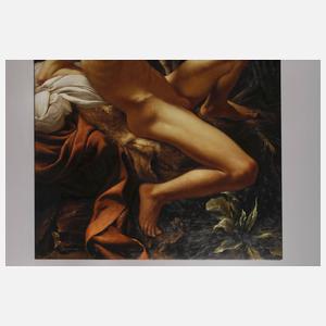 "Johannes der Täufer mit dem Widder" nach Caravaggio