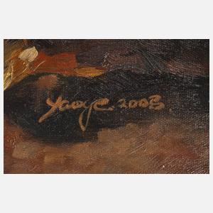 "Johannes der Täufer mit dem Widder" nach Caravaggio