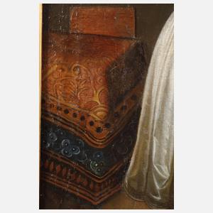 "Dame beim Hände waschen" nach Gerard ter Borch