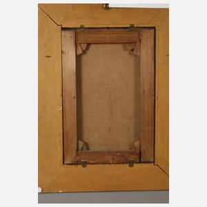 Josef Büche, Strickendes Mädchen