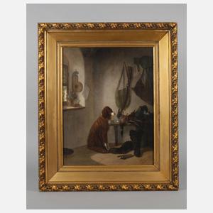 Carl Cäsar Cramer, Jagdstillleben mit Hund