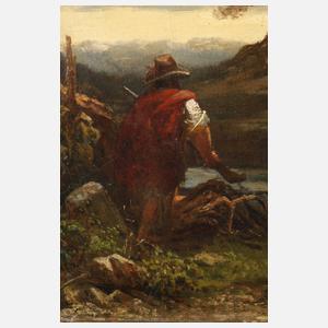 Prof. Wilhelm von Diez, attr., Wildschütz