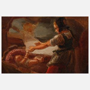 Peter Fendi, attr., Mutterglück