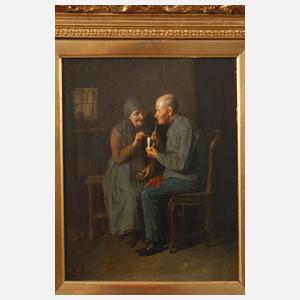 Prof. Friedrich Friedländer, Die Pfeife am Abend