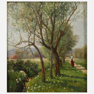 Dr. med. Otto Gampert, "Motiv aus den Isarauen"