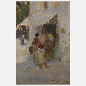 Konrad Grob, Neapolitanische Marktszene