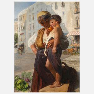 Konrad Grob, Neapolitanische Marktszene