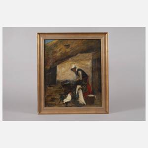 Georges Jean Marie Haquette, Bäuerin beim Waschen