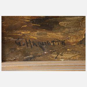 Georges Jean Marie Haquette, Bäuerin beim Waschen