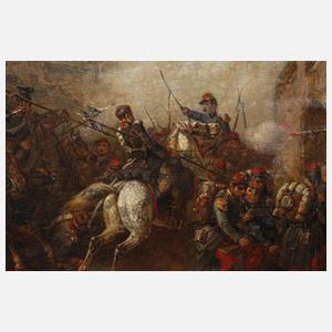 Johann Baptist Heinefetter, Schlachtenszene 1870–71