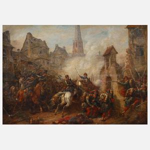 Johann Baptist Heinefetter, Schlachtenszene 1870–71