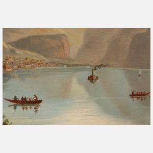 F. G. Herchenröder, Am Gebirgssee