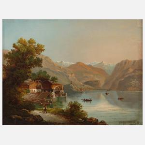 F. G. Herchenröder, Am Gebirgssee