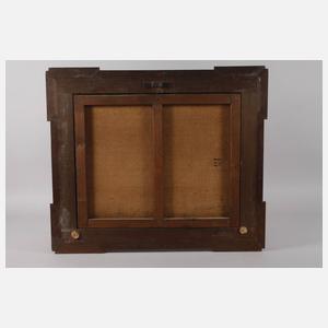 L. Hubert, Stillleben mit Pflaumen