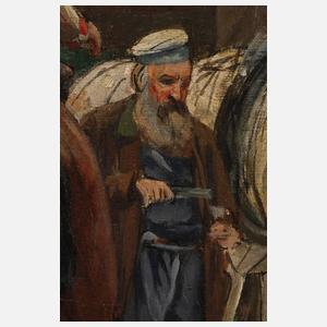 Prof. Emil Hünten, Stärkung im Mannöver