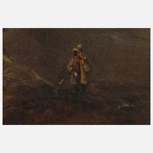 H. Lehmann, Wandersmann im Hochgebirge