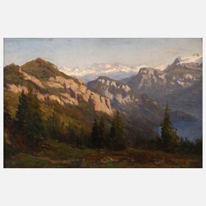 Prof. Eduard Pape, Blick vom Rigi