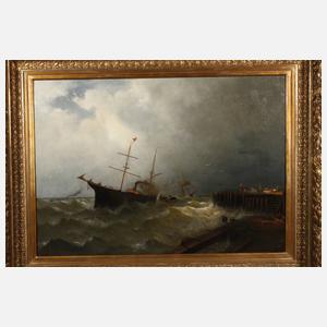 Ernst Penning, Dampfschiff im Sturm